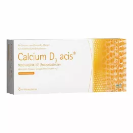 CALCIUM D3 ACIS 1000 mg/880, es decir, tabletas de puente, 40 pz