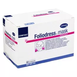 FOLIODRESS Mascarilla Comfort Perfect Green OP-Mascarillas, 50 uds