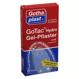 GOTAC Película para heridas con almohadilla de gel, 6 uds