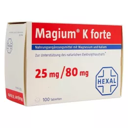 MAGIUM K forte tabletas, 100 uds