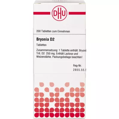 BRYONIA D 2 tabletas, 200 pz