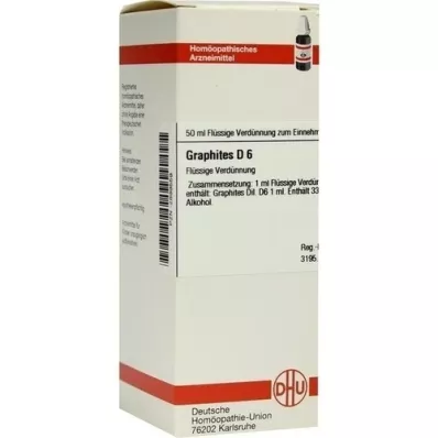 GRAPHITES D 6 Dilución, 50 ml GRAPHITES D 6 Dilución, 50 ml