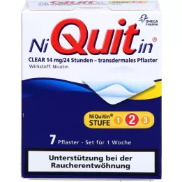 NIQUITIN Clear 14 mg de pavimento transdérmico, 7 pz