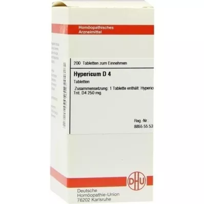HYPERICUM D 4 tabletas, 200 pz HYPERICUM D 4 tabletas, 200 pz