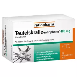 TEUFELSKRALLE-RATIOPHARM Comprimidos recubiertos con película, 50 uds