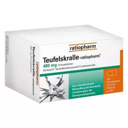 TEUFELSKRALLE-RATIOPHARM Comprimidos recubiertos con película, 200 uds