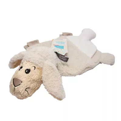 FASHY Bolsa de agua caliente funda peluche cordero cabeza plana, 1 pz