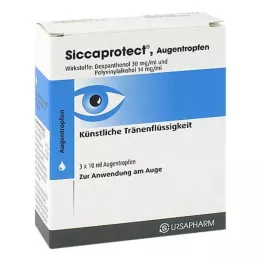 SICCAPROTECT Gotas para los ojos, 3X10 ml