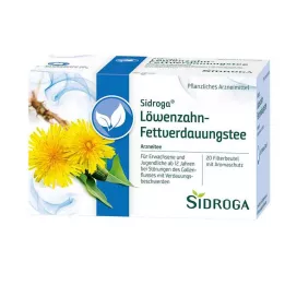 SIDROGA Bolsas de filtro para té de diente de león, 20 x 1,5 g