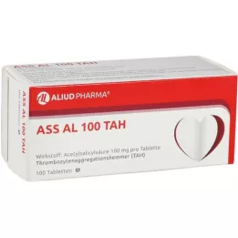ASS AL 100 TAH tabletas, 100 pz