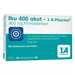 IBU 400 comprimidos recubiertos con película de akut-1A Pharma, 50 uds