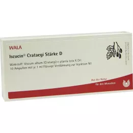 ISCUCIN Ampollas crataegi Strength D, 10 x 1 ml