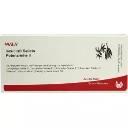 ISCUCIN salicis serie potencia II ampollas, 10X1 ml
