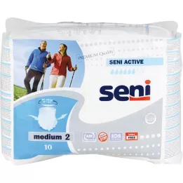 SENI Slip de incontinencia activa una vez M, 10 pz