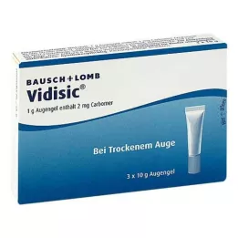 VIDISIC Gel para ojos, 3X10 g