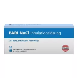 PARI Ampollas de solución para inhalación de NaCl, 20 x 2,5 ml