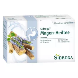 SIDROGA Bolsas de filtro de té para curar el estómago, 20 x 2,25 g