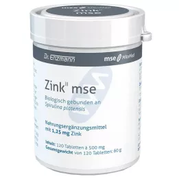 ZINK II MSE Comprimidos de 1,25 mg, 120 uds