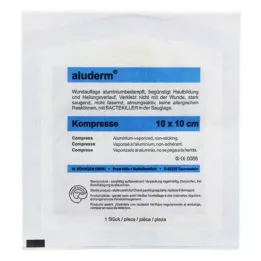 ALUDERM Compresas 10x10 cm, 1 ud