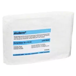 ALUDERM Compresas 10x10 cm, 50 uds