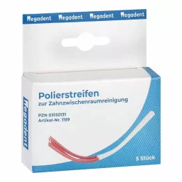 POLIERSTREIFEN para limpieza interdental, 5 uds
