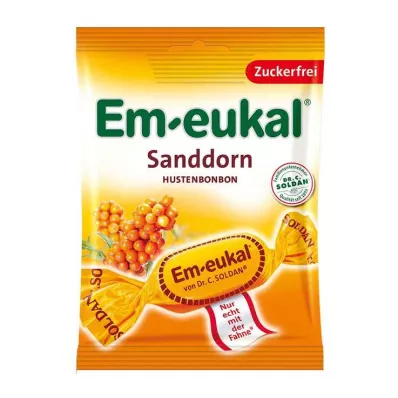 EM-EUKAL Caramelos de espino amarillo sin azúcar, 75 g EM-EUKAL Caramelos de espino amarillo sin azúcar, 75 g