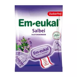 EM-EUKAL Caramelos de salvia sin azúcar, 75 g