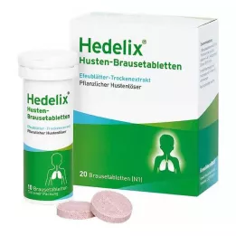HEDELIX Pastillas efervescentes para la tos, 20 uds
