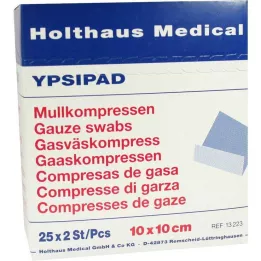 MULLKOMPRESSEN Ypsipad 10x10 cm estéril de 8 capas, 25X2 uds