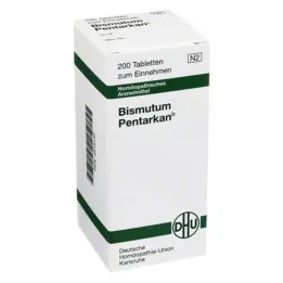 BISMUTUM PENTARKAN Tabletas, 200 uds