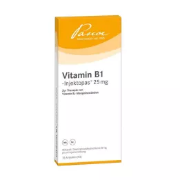 VITAMIN B1 INJEKTOPAS Solución inyectable de 25 mg, 10X1 ml