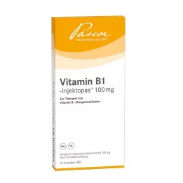 VITAMIN B1 INJEKTOPAS Solución inyectable de 100 mg, 10X2 ml
