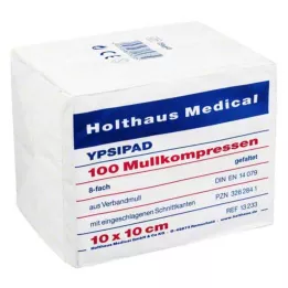MULLKOMPRESSEN Ypsipad 10x10 cm no estéril de 8 capas, 100 uds