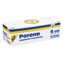 Vendaje de gasa elástica Porena 4 cm sin violonchelo blanco, 10 piezas