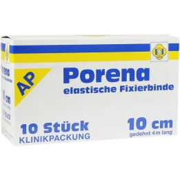 Vendaje de gasa elástica Porena 10 cm sin violonchelo blanco, 10 piezas