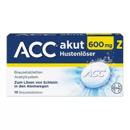 ACC Akut 600 Z, expectorante para la tos, comprimidos efervescentes, 10 uds