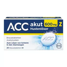 ACC Akut 600 Z, expectorante para la tos, comprimidos efervescentes, 20 uds
