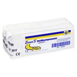 Compresa de gasa no esterilizada Erena 5x5, 100 piezas