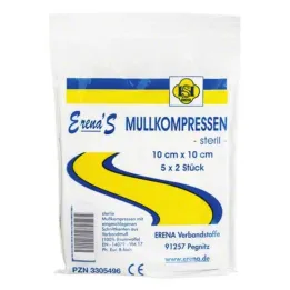 Compresa de gasa estéril Erena 10x10, 5x2 st