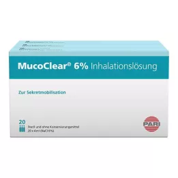 MUCOCLEAR Solución para inhalación de NaCl al 6 %, 60 x 4 ml