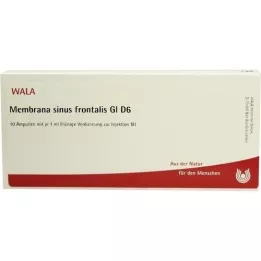MEMBRANA seno frontal GL D 6 ampollas, 10X1 ml