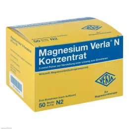 MAGNESIUM VERLA Concentrado de N en polvo para administración oral, 50 uds