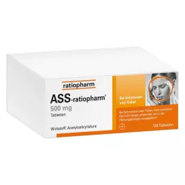 ASS-Comprimidos de ratiopharm 500 mg, 100 uds