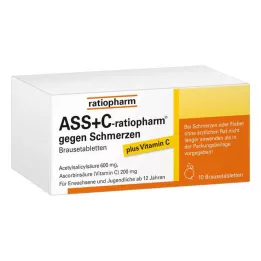 ASS + C-ratiopharm contra el dolor comprimidos efervescentes, 10 uds