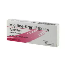 MIGRÄNE KRANIT Comprimidos de 500 mg, 10 uds