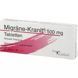 MIGRÄNE KRANIT 500 mg de tabletas, 20 pz