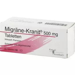 MIGRÄNE KRANIT 500 mg de tabletas, 50 pz