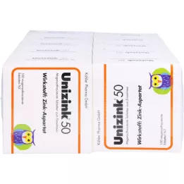 UNIZINK 50 comprimidos gastrorresistentes, 10X100 uds