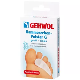 GEHWOL Almohadilla para dedo del pie en martillo de gel polimérico G izquierda, 1 pieza