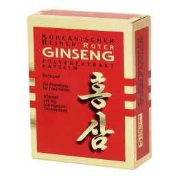 Cápsula de extracto de ginseng rojo, 30 piezas